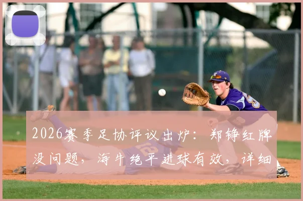 2026赛季足协评议出炉：郑铮红牌没问题，海牛绝平进球有效，详细解析裁判判罚标准