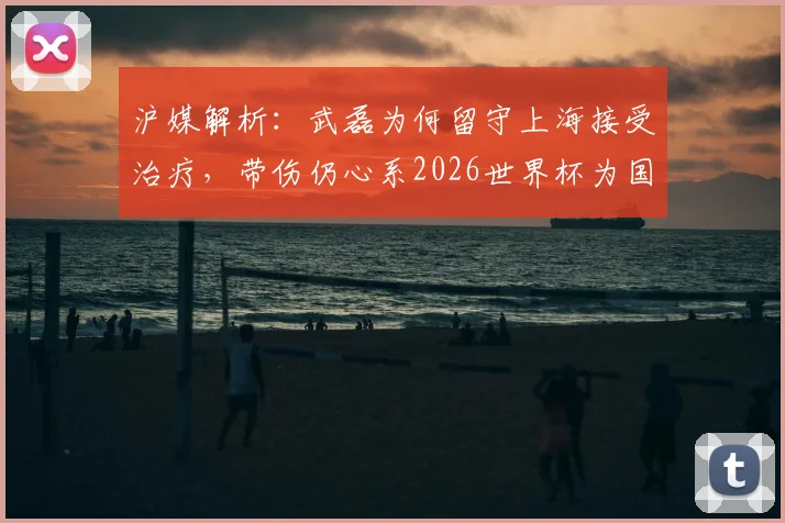 沪媒解析：武磊为何留守上海接受治疗，带伤仍心系2026世界杯为国出战