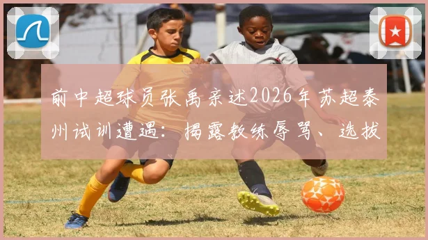 前中超球员张禹亲述2026年苏超泰州试训遭遇:揭露教练辱骂、选拔不公的职业足球试训内幕